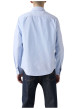 Thumbnail Chemise en coton ciel à coupe droite pourvue d'un col à revers - Image 4