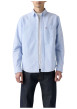 Thumbnail Chemise en coton ciel à coupe droite pourvue d'un col à revers - Image 6