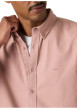 Thumbnail Chemise en coton rose à coupe droite pourvue d'un col boutonné - Image 5