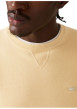 Thumbnail Pull en coton mélangé jaune à coupe droite pourvu d'un col rond - Image 5