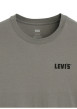 Thumbnail T-shirt en coton anthracite imprimé à coupe droite pourvu d'un col rond - Image 2