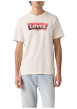 Thumbnail T-shirt en coton blanc imprimé à coupe droite pourvu d'un col rond - Image 4
