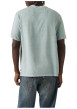 Thumbnail T-shirt en coton gris imprimé à coupe droite pourvu d'un col rond - Image 4
