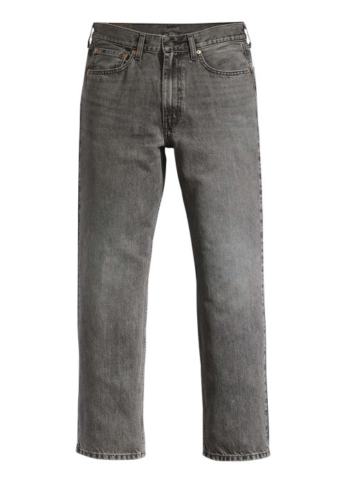 Jean 565 en coton anthracite à coupe droite pourvu de multiples poches