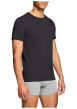 Thumbnail Lot de 2 t-shirts en coton noirs à coupe droite et cols ronds - Image 7