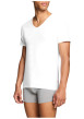 Thumbnail Lot de 2 t-shirts en coton blancs à coupe droite et de cols en v - Image 7
