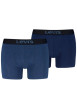 Thumbnail Lot de 2 boxers en coton marine pourvus de ceintures élastiquées