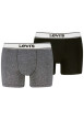 Thumbnail Lot de 2 boxers en coton multicolores pourvus de ceintures élastiquées