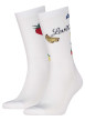 Thumbnail Lot de 2 paires de chaussettes en coton mélangé multicolores ornées de fruits