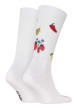 Thumbnail Lot de 2 paires de chaussettes en coton mélangé multicolores ornées de fruits - Image 2