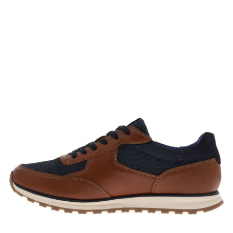 Sneakers Cognac à talon plat avec un...