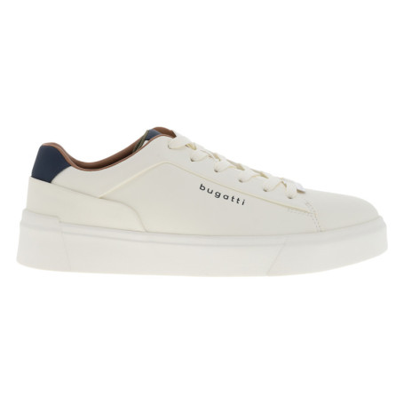 Sneakers blanches avec un logo de la marque et...