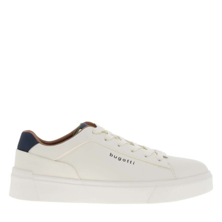 Sneakers blanches avec un logo de la marque et...