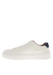 Thumbnail Sneakers blanches avec un logo de la marque et des lacets plats - Image 2