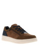 Thumbnail Sneakers cognac à talon plat avec des lacets et un zip latéral - Image 3