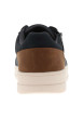 Thumbnail Sneakers bleu marine à talon plat avec un zip latéral et des lacets plats - Image 6