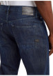 Thumbnail Jean en coton bleu nuit avec une coupe droite et une braguette boutonnée - Image 5