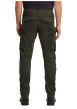 Thumbnail Pantalon cargo en coton biologique kaki uni avec une coupe droite - Image 4