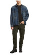 Thumbnail Pantalon cargo en coton biologique kaki uni avec une coupe droite - Image 8