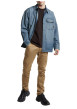 Thumbnail Pantalon chino en coton beige uni avec une coupe skinny et 4 poches - Image 5