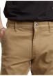 Thumbnail Pantalon chino en coton beige uni avec une coupe skinny et 4 poches - Image 7