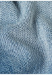 Thumbnail Short 5 poches en coton bleu délavé avec une braguette zippée - Image 2