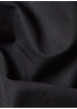 Thumbnail Blouson noir uni avec une coupe droite et un col montant boutonné - Image 2