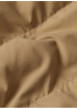 Thumbnail Doudoune sans manche beige unie avec une coupe droite et un col montant - Image 2