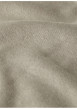Thumbnail Sweat zippé taupe uni avec une coupe droite et un col à capuche - Image 2