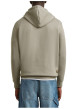 Thumbnail Sweat taupe uni avec une poche kangourou et un col à capuche - Image 4