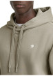 Thumbnail Sweat taupe uni avec une poche kangourou et un col à capuche - Image 7