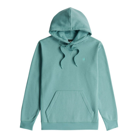 Sweat vert d'eau uni avec une poche kangourou...