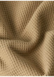 Thumbnail Pull beige uni à coupe droite avec un col rond et des manches longues - Image 2