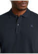 Thumbnail Polo en coton biologique marine uni avec une coupe droite et un col boutonné - Image 7