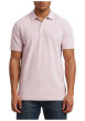 Thumbnail Polo en coton biologique rose uni avec une coupe droite et un col boutonné - Image 3