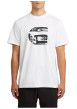 Thumbnail T-shirt en coton biologique blanc imprimé avec une coupe droite - Image 3