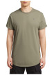 Thumbnail T-shirt en coton biologique vert uni avec une coupe droite et un col rond - Image 3