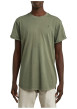 Thumbnail T-shirt en coton biologique kaki uni avec un logo sur le coeur - Image 3