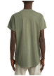 Thumbnail T-shirt en coton biologique kaki uni avec un logo sur le coeur - Image 4