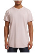Thumbnail T-shirt en coton biologique rose uni avec un logo sur le coeur - Image 3