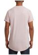 Thumbnail T-shirt en coton biologique rose uni avec un logo sur le coeur - Image 4