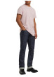 Thumbnail T-shirt en coton biologique rose uni avec un logo sur le coeur - Image 6