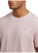 Thumbnail T-shirt en coton biologique rose uni avec un logo sur le coeur - Image 7