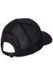 Thumbnail Casquette noire unie en bi-matière avec un patch cousu et un logo doré - Image 2