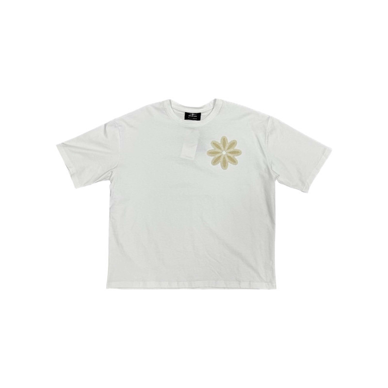 Project X - T-shirt Blanc Uni Avec Une Coupe Droite Et Des Manches Courtes - Blanc Project X - T-shirt Blanc Uni Avec Une Coupe Droite Et Des Manches Courtes - Blanc