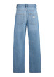 Thumbnail Jean en coton bleu coupe wide leg pourvu de multiples poches - Image 2