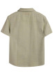 Thumbnail Chemise en coton kaki à coupe droite pourvue d'un col à revers - Image 2