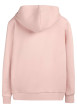 Thumbnail Sweat en coton mélangé rose à coupe droite pourvu d'un col à capuche - Image 2
