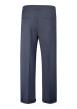Thumbnail Pantalon bleu foncé à coupe droite pourvu d'une taille élastiquée - Image 2
