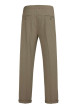 Thumbnail Pantalon vert à coupe droite pourvu d'une taille élastiquée plissée - Image 2